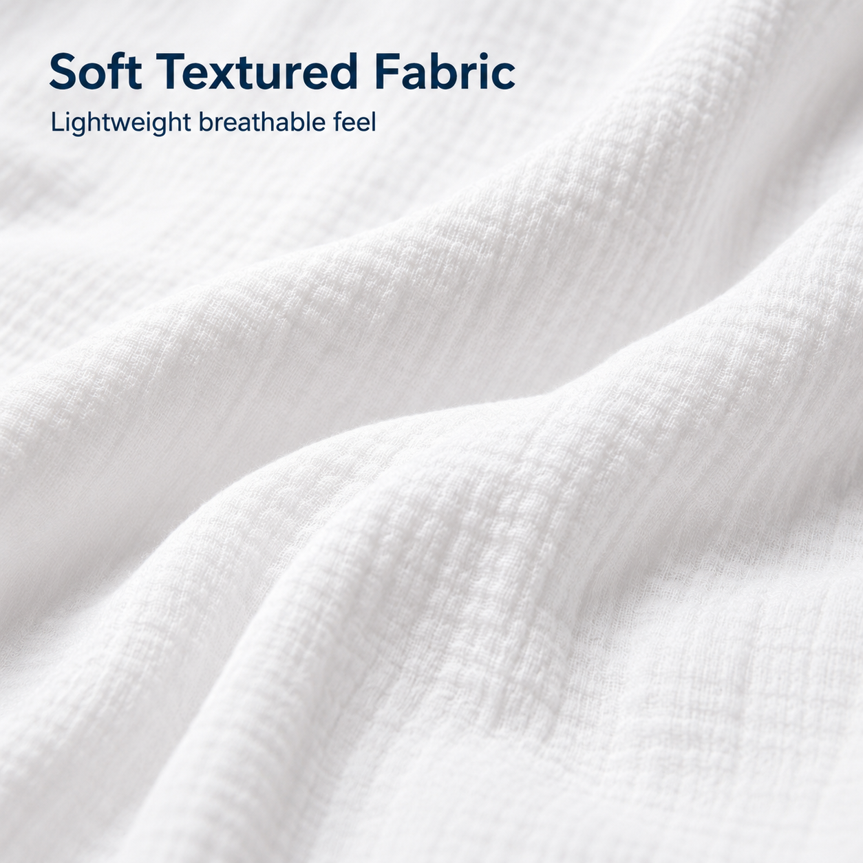 Soft textured fabric detail