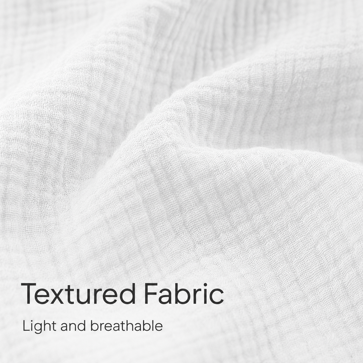 Textured woven fabric close-up