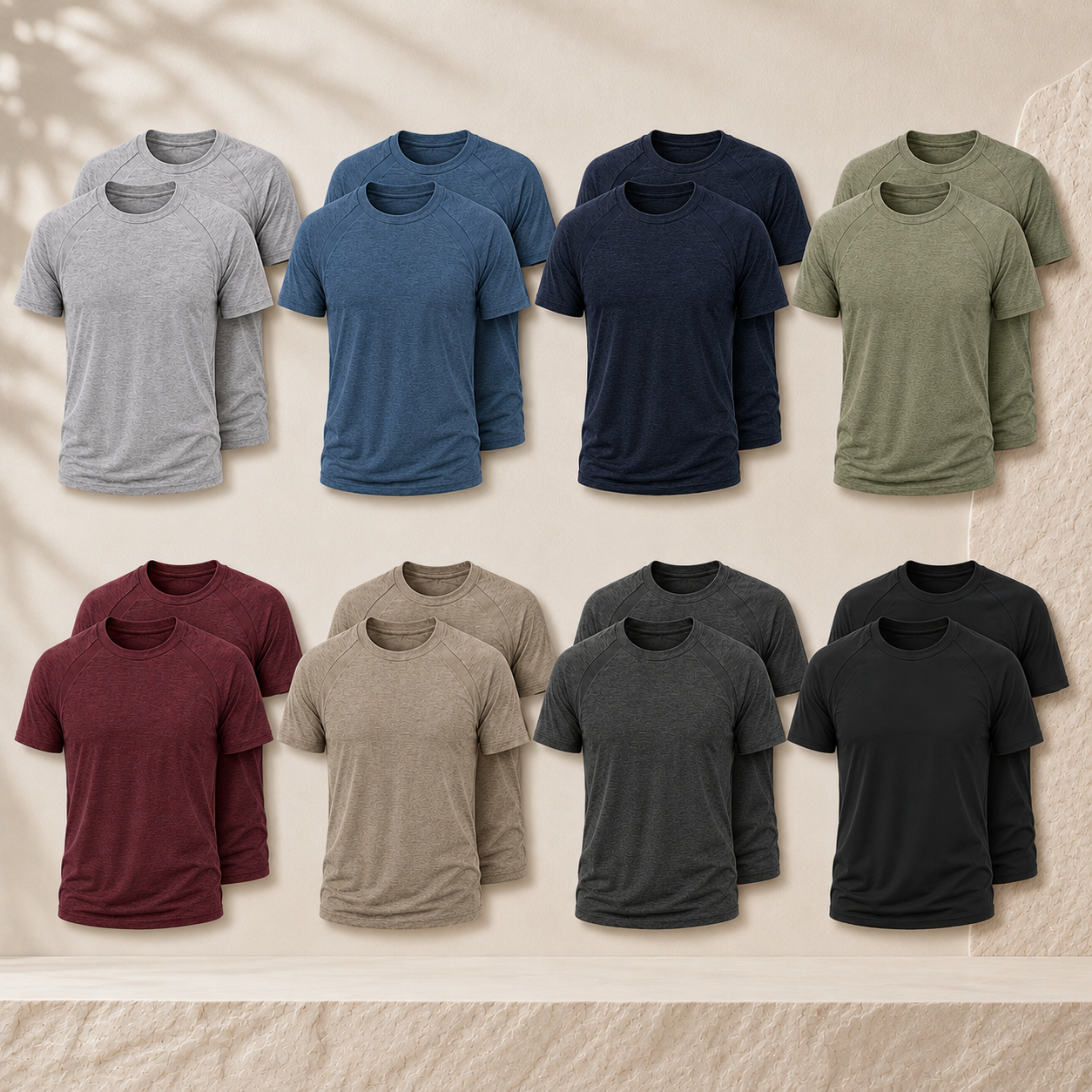 Men's Raglan Athletic Tee Multi-Pack