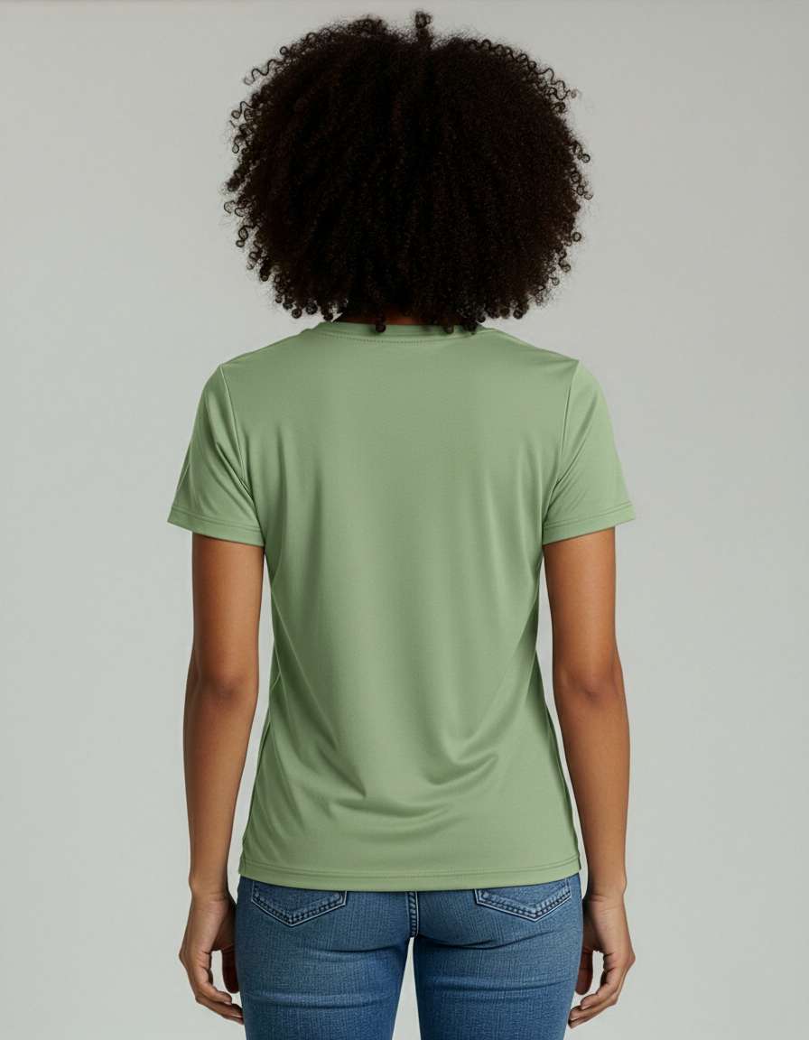 4 Pack: Women's Short-Sleeve V-Neck T-Shirt (Available in Plus Size)
