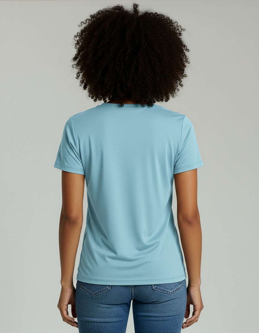 4 Pack: Women's Short-Sleeve V-Neck T-Shirt (Available in Plus Size)