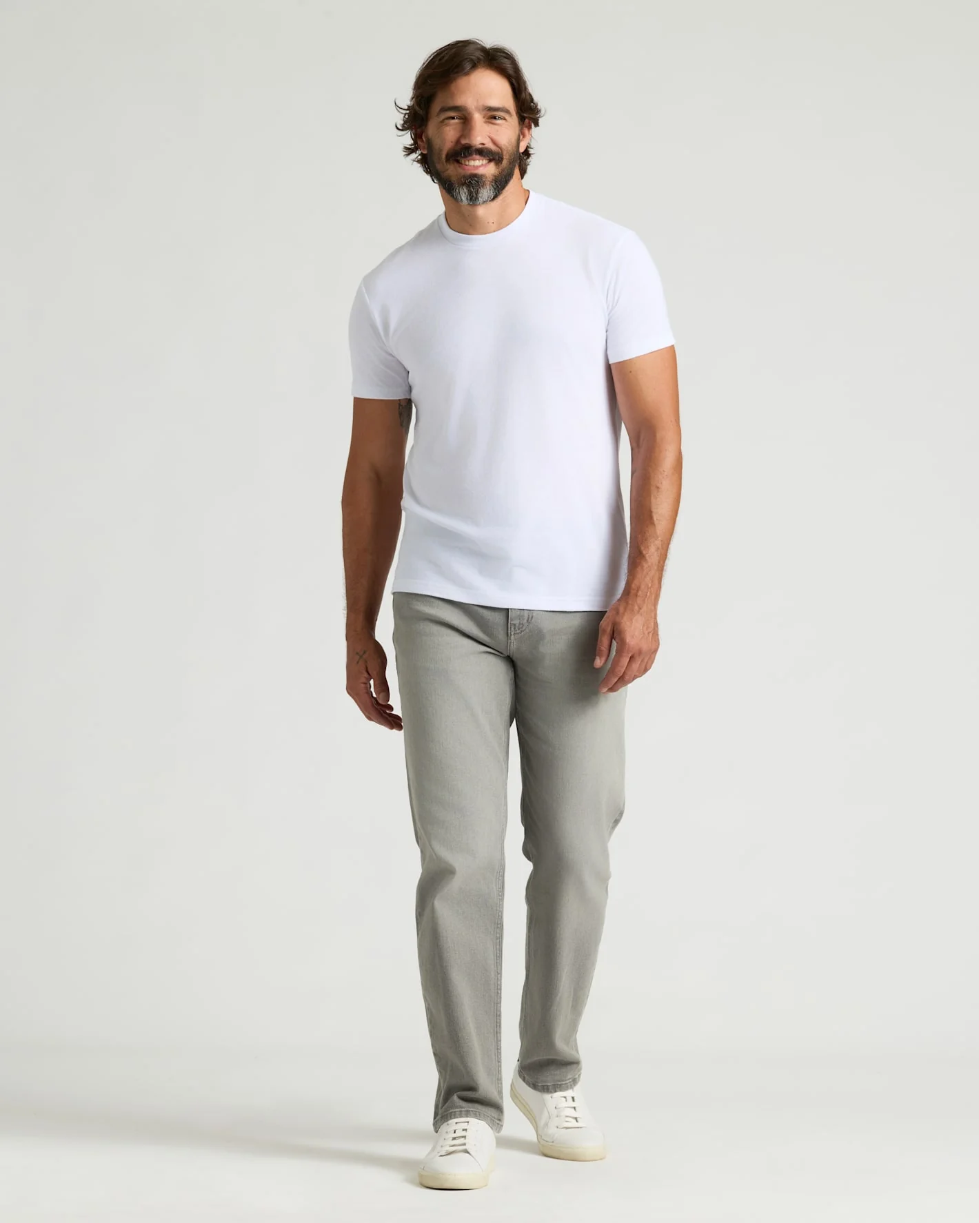 Straight Low‑Stretch Jeans (3‑Pack)