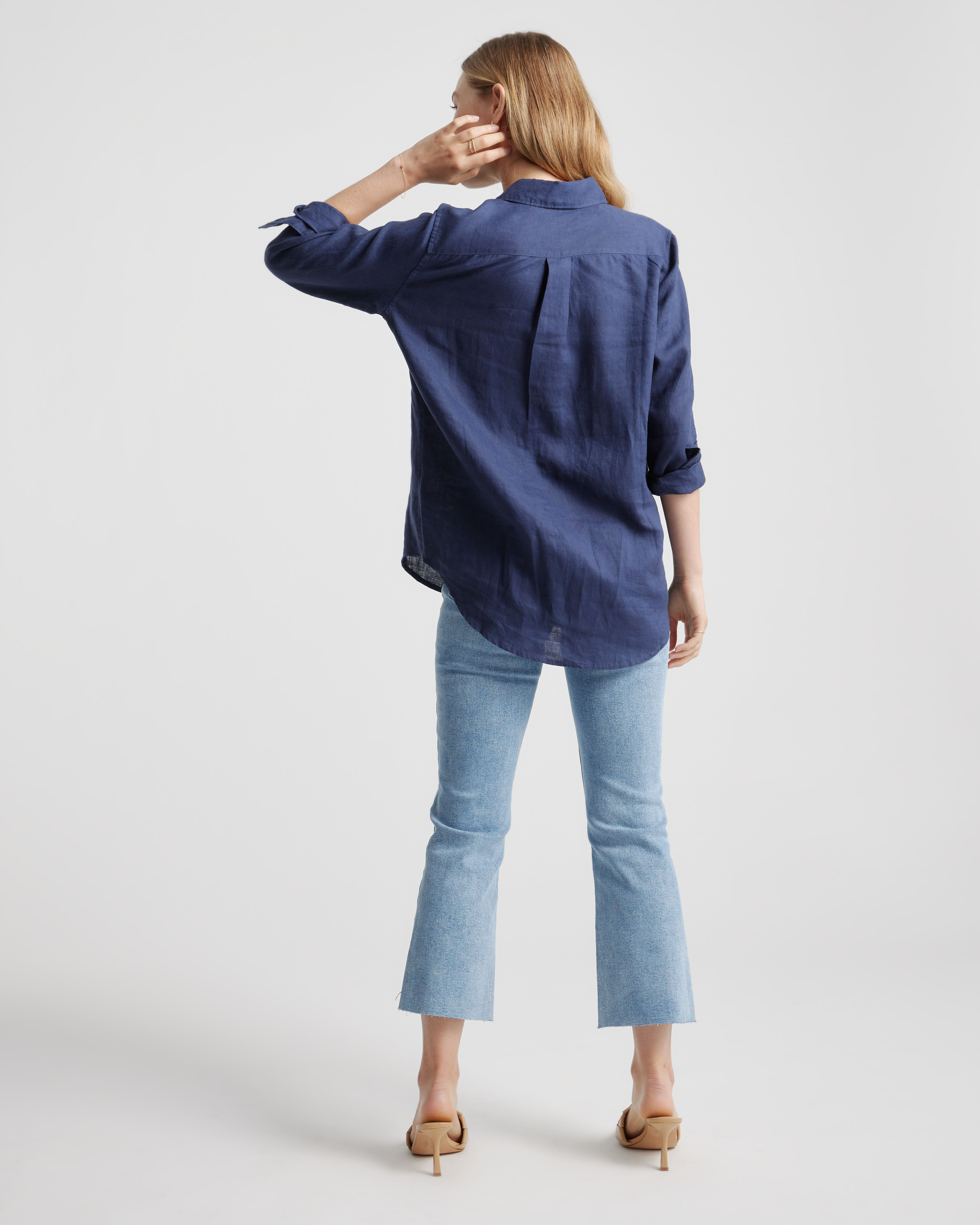 100% European Linen Long Sleeve Shirt