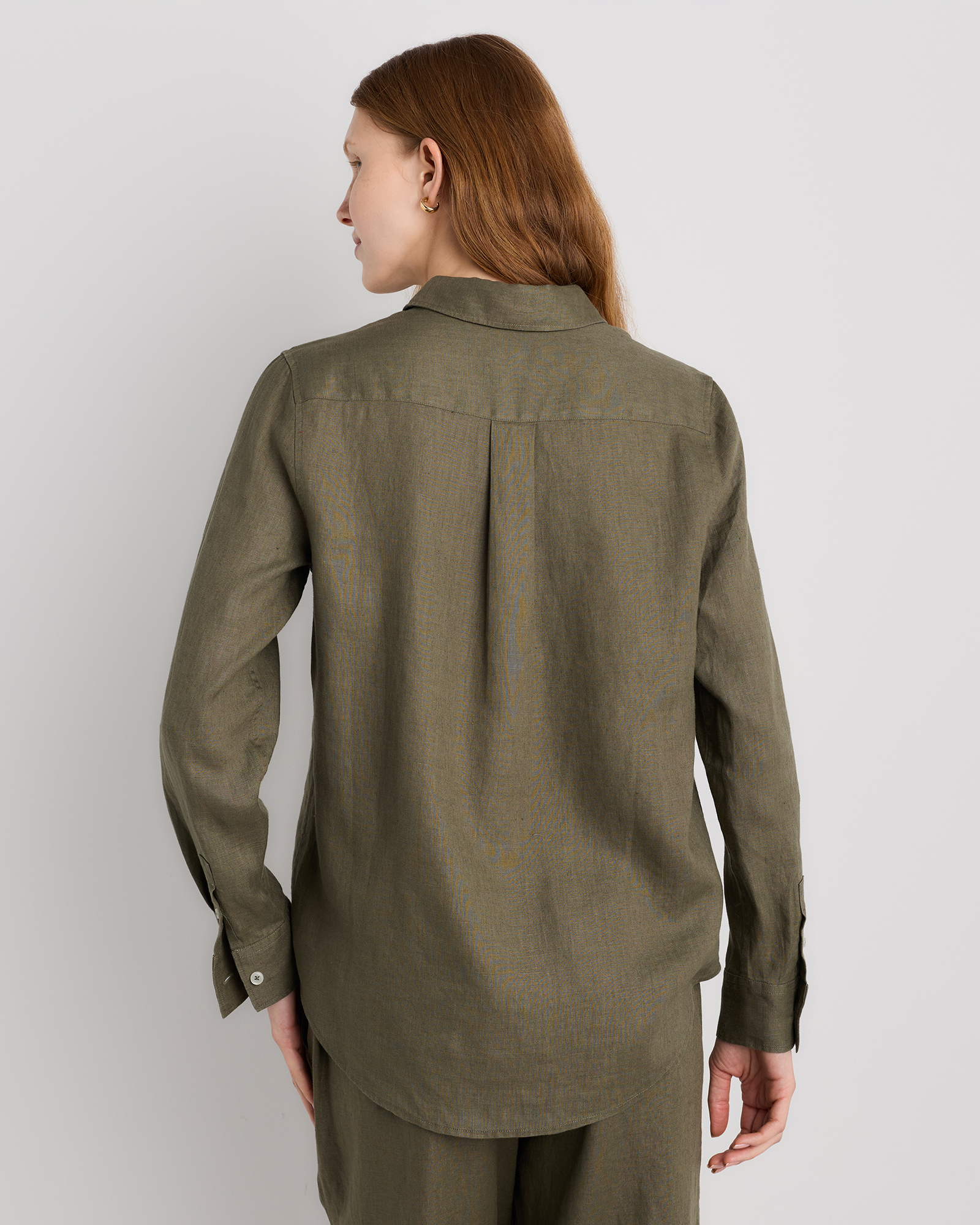 100% European Linen Long Sleeve Shirt