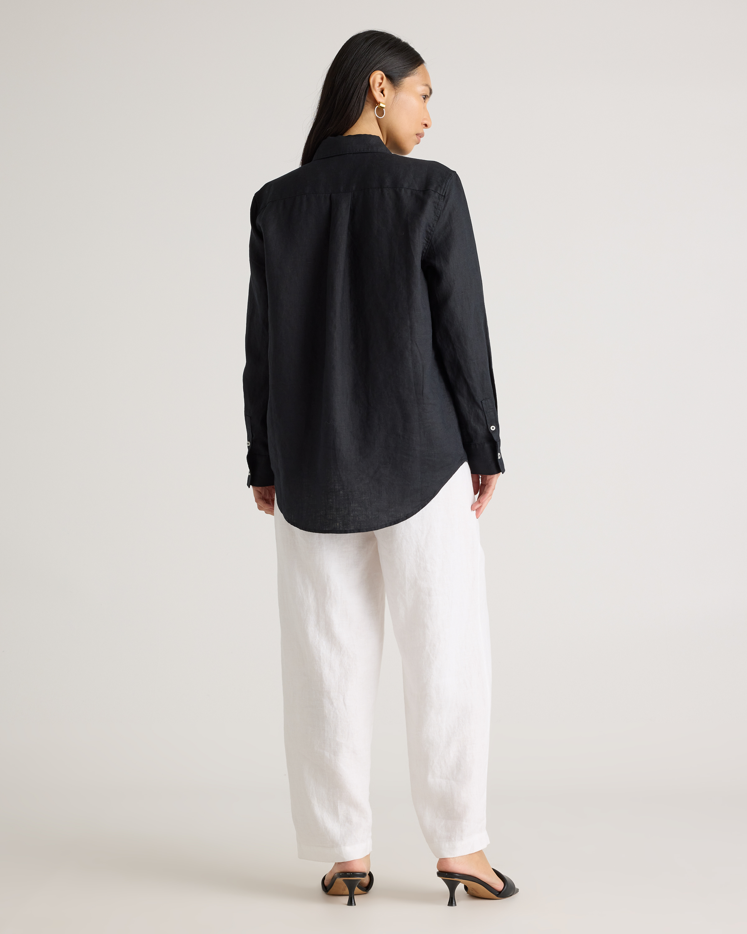 100% European Linen Long Sleeve Shirt