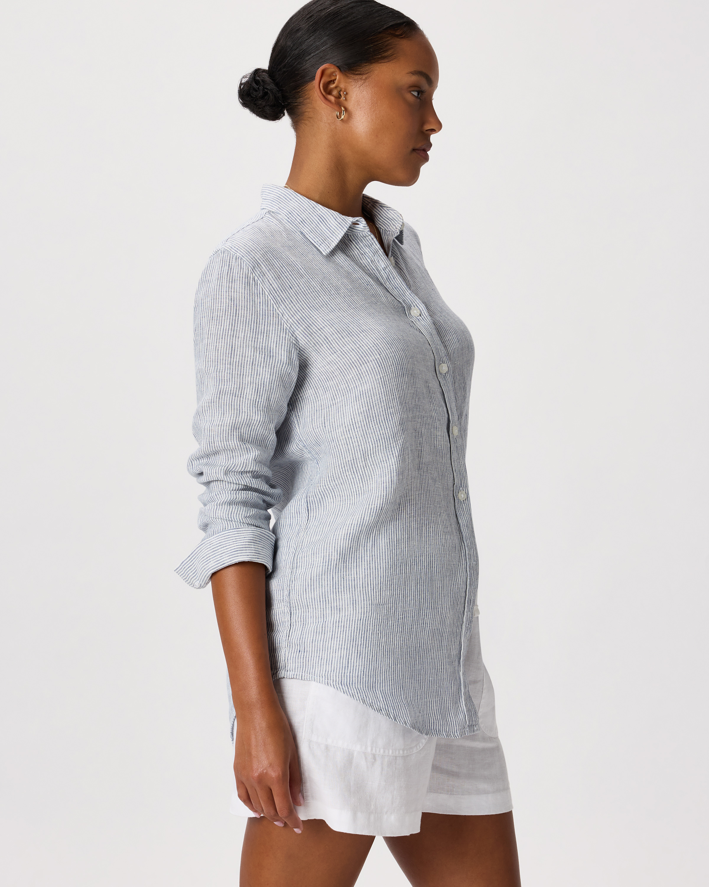 100% European Linen Long Sleeve Shirt