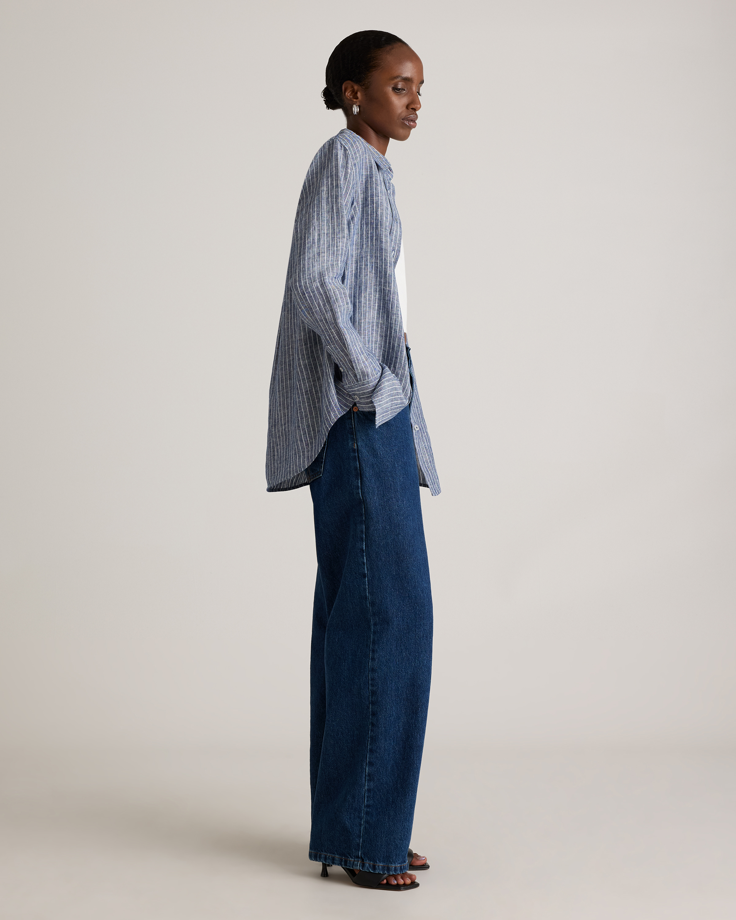 100% European Linen Long Sleeve Shirt