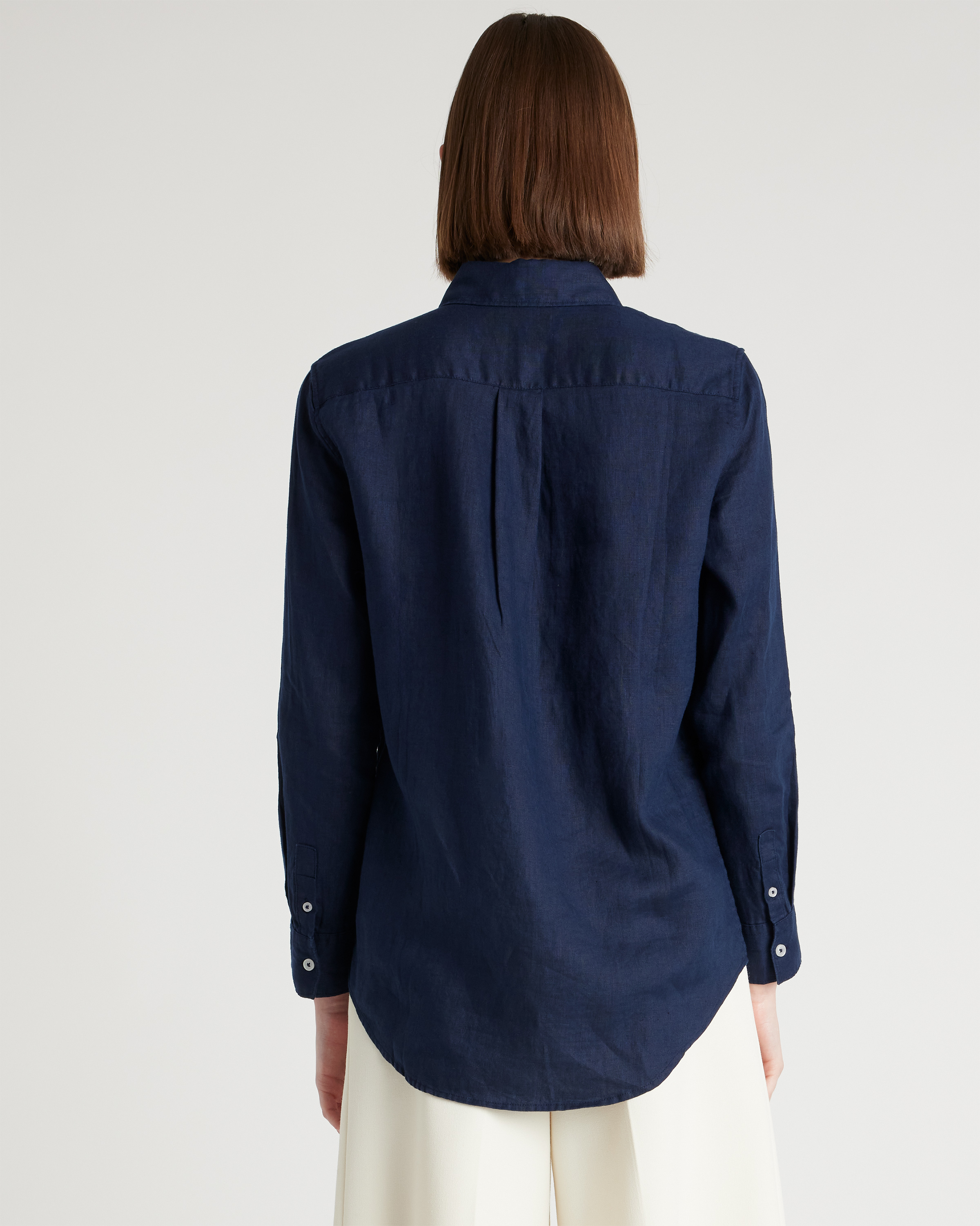 100% European Linen Long Sleeve Shirt