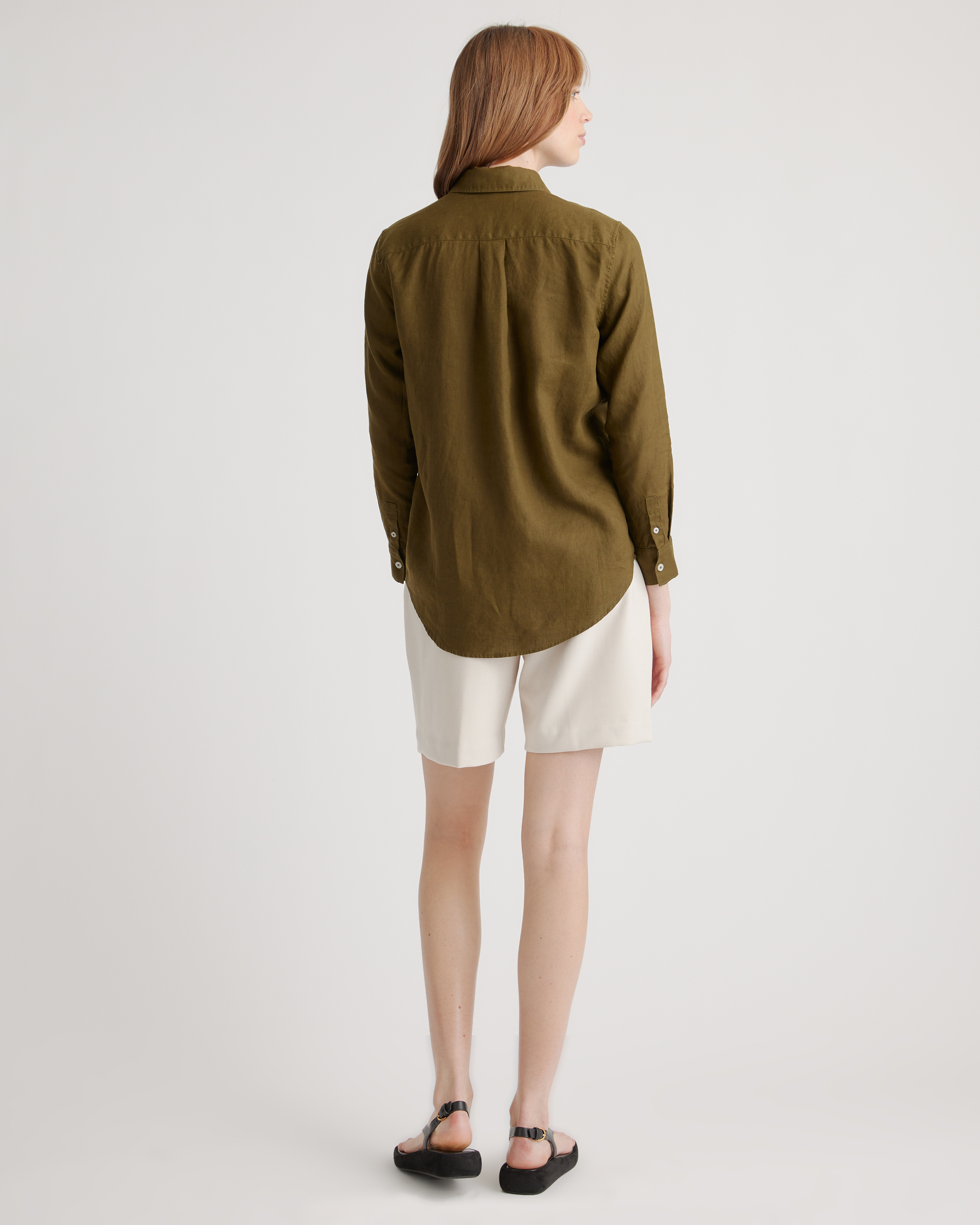100% European Linen Long Sleeve Shirt