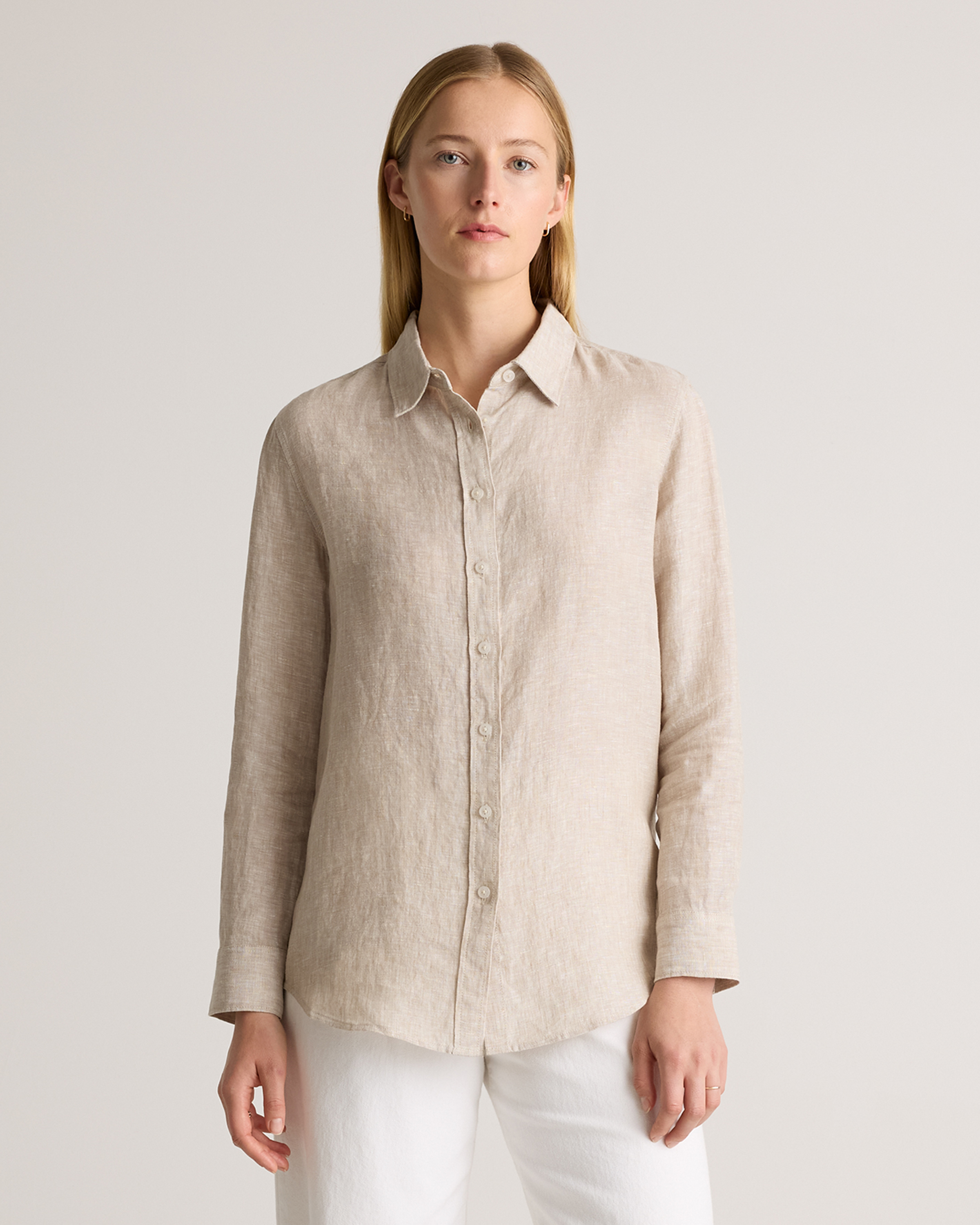 100% European Linen Long Sleeve Shirt