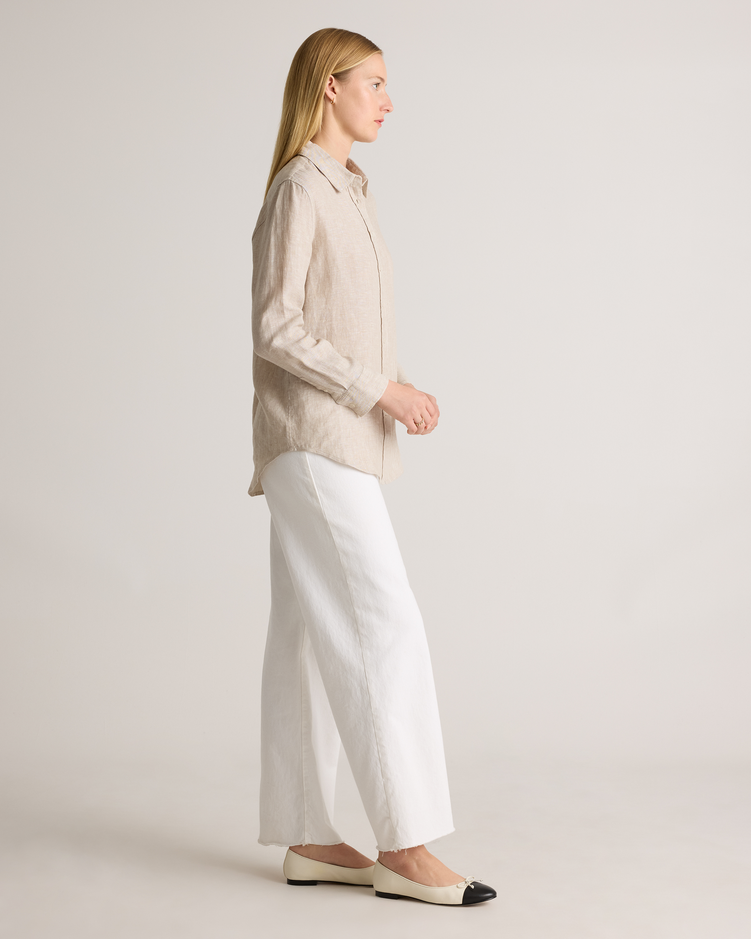 100% European Linen Long Sleeve Shirt
