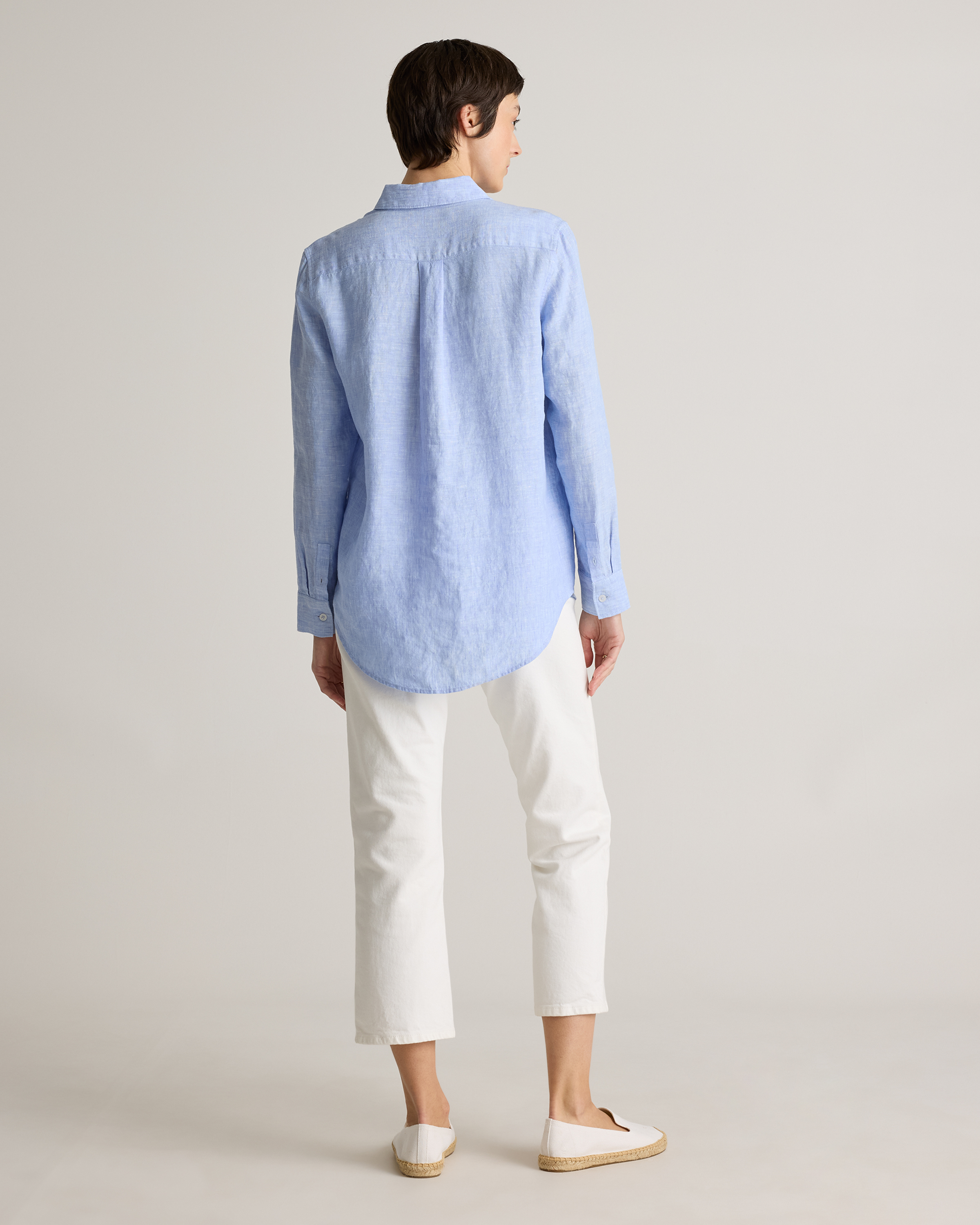 100% European Linen Long Sleeve Shirt