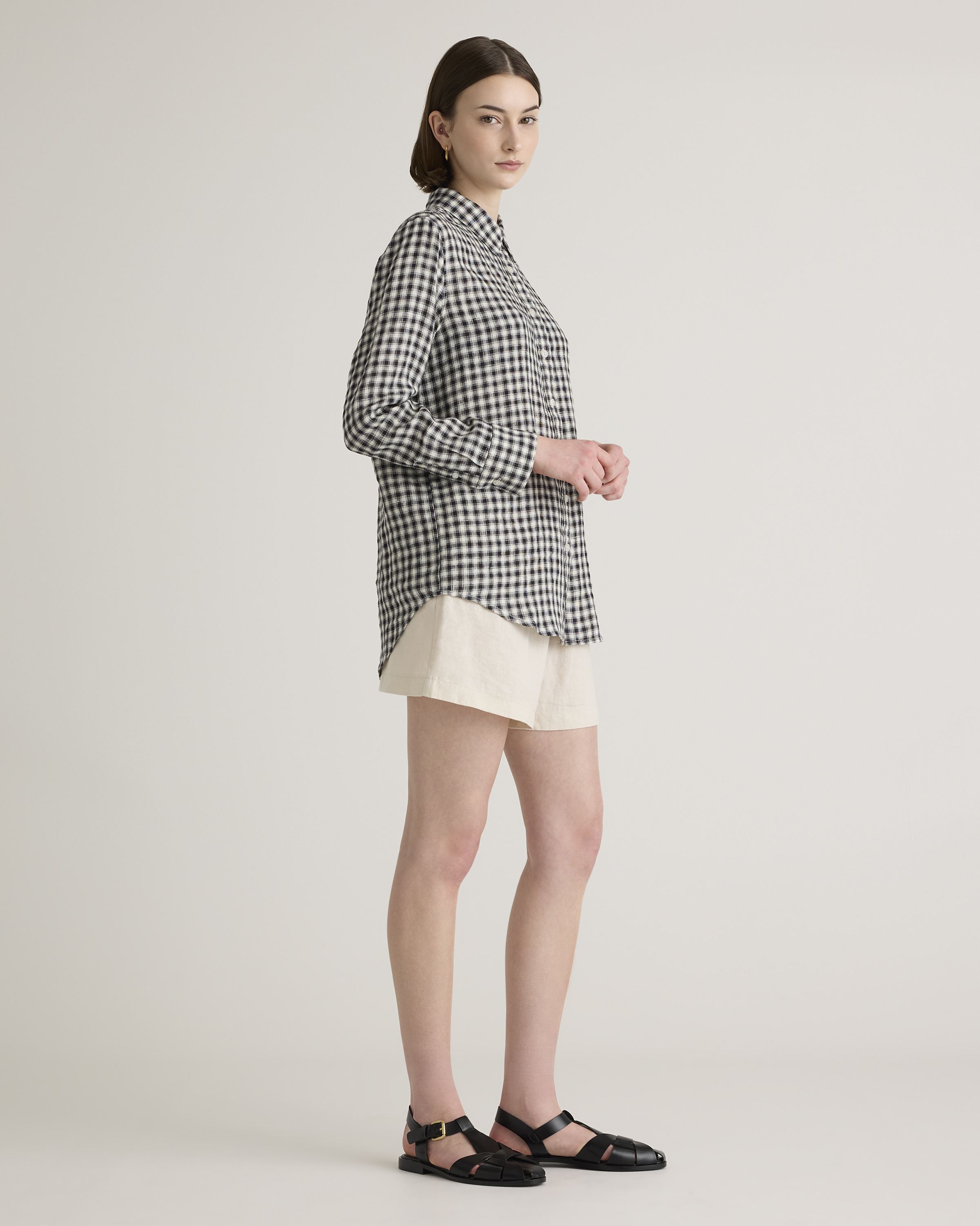 100% European Linen Long Sleeve Shirt
