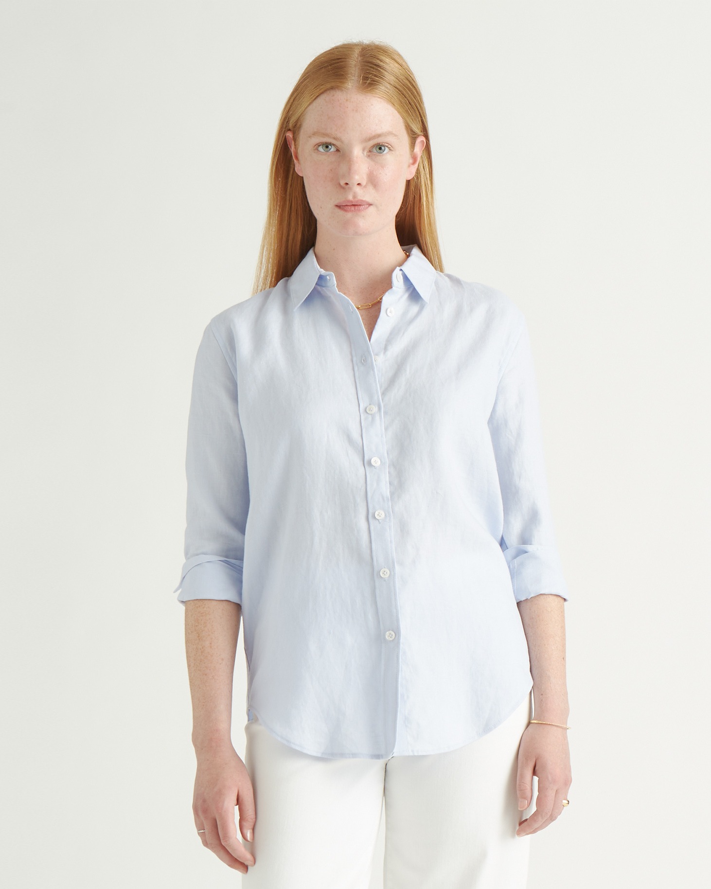 100% European Linen Long Sleeve Shirt