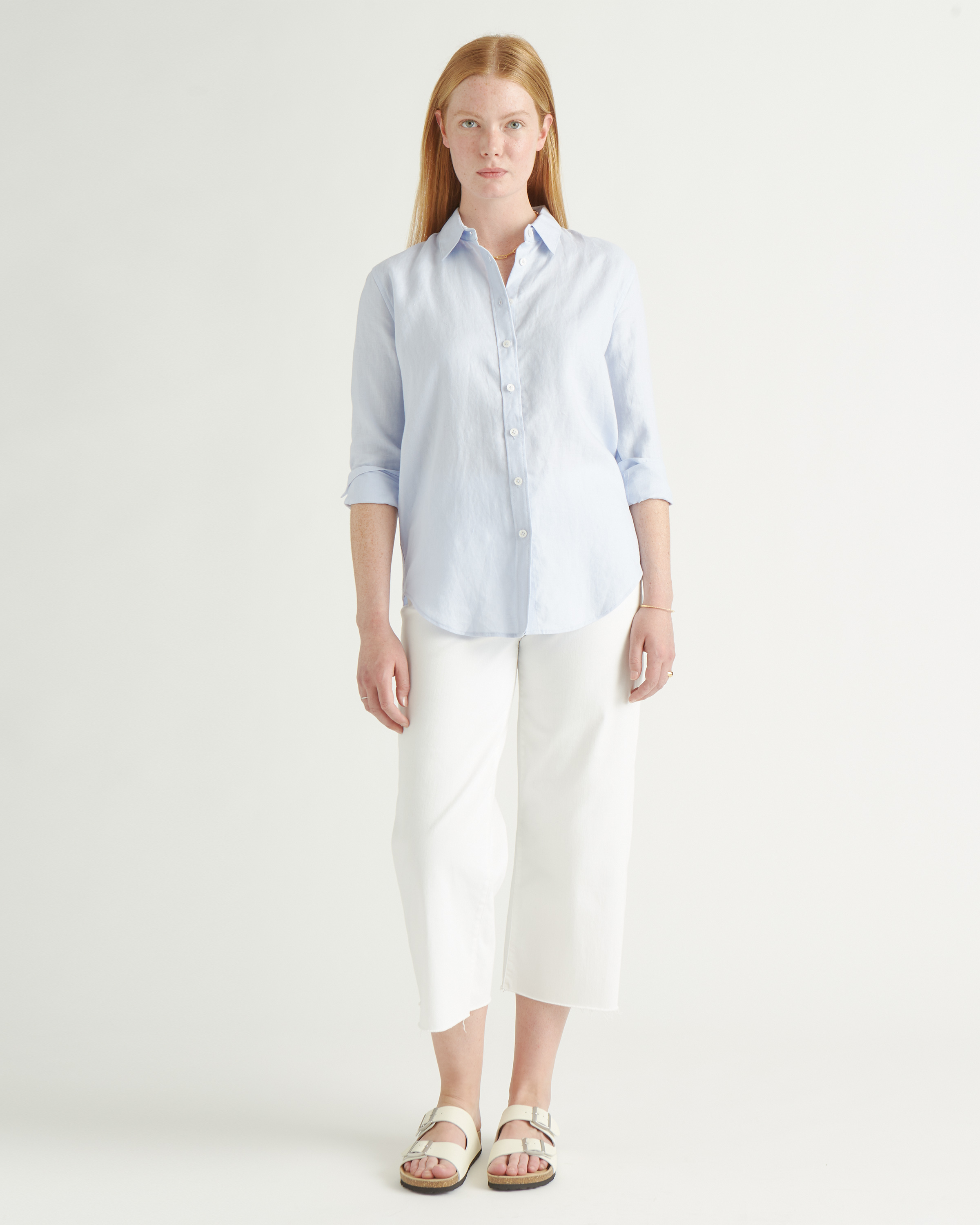 100% European Linen Long Sleeve Shirt