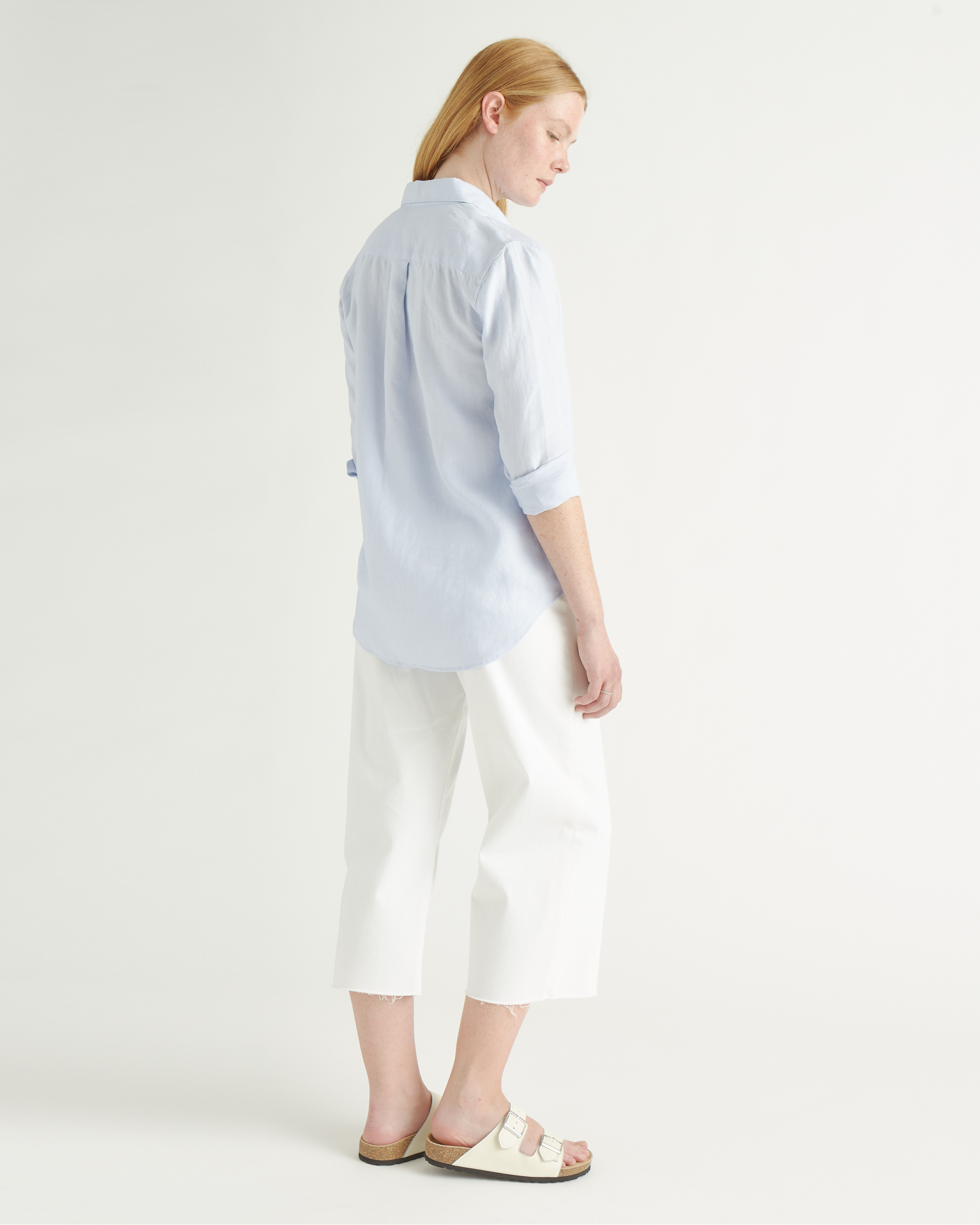 100% European Linen Long Sleeve Shirt