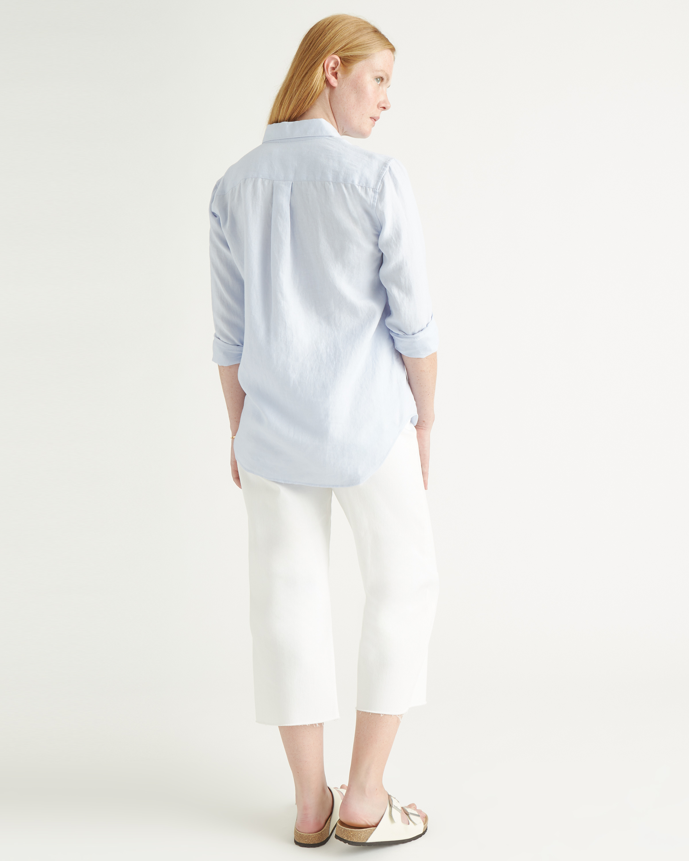 100% European Linen Long Sleeve Shirt