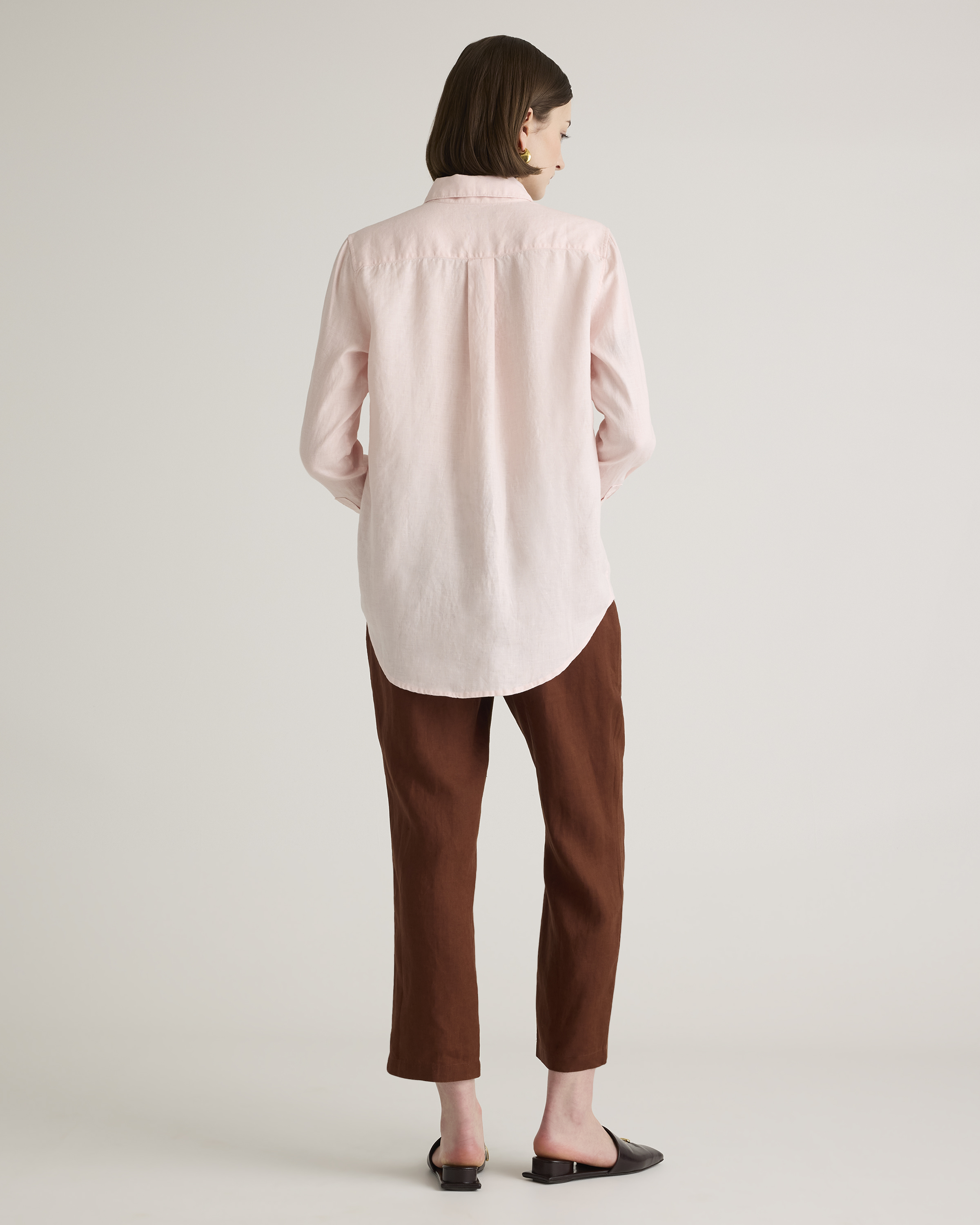 100% European Linen Long Sleeve Shirt