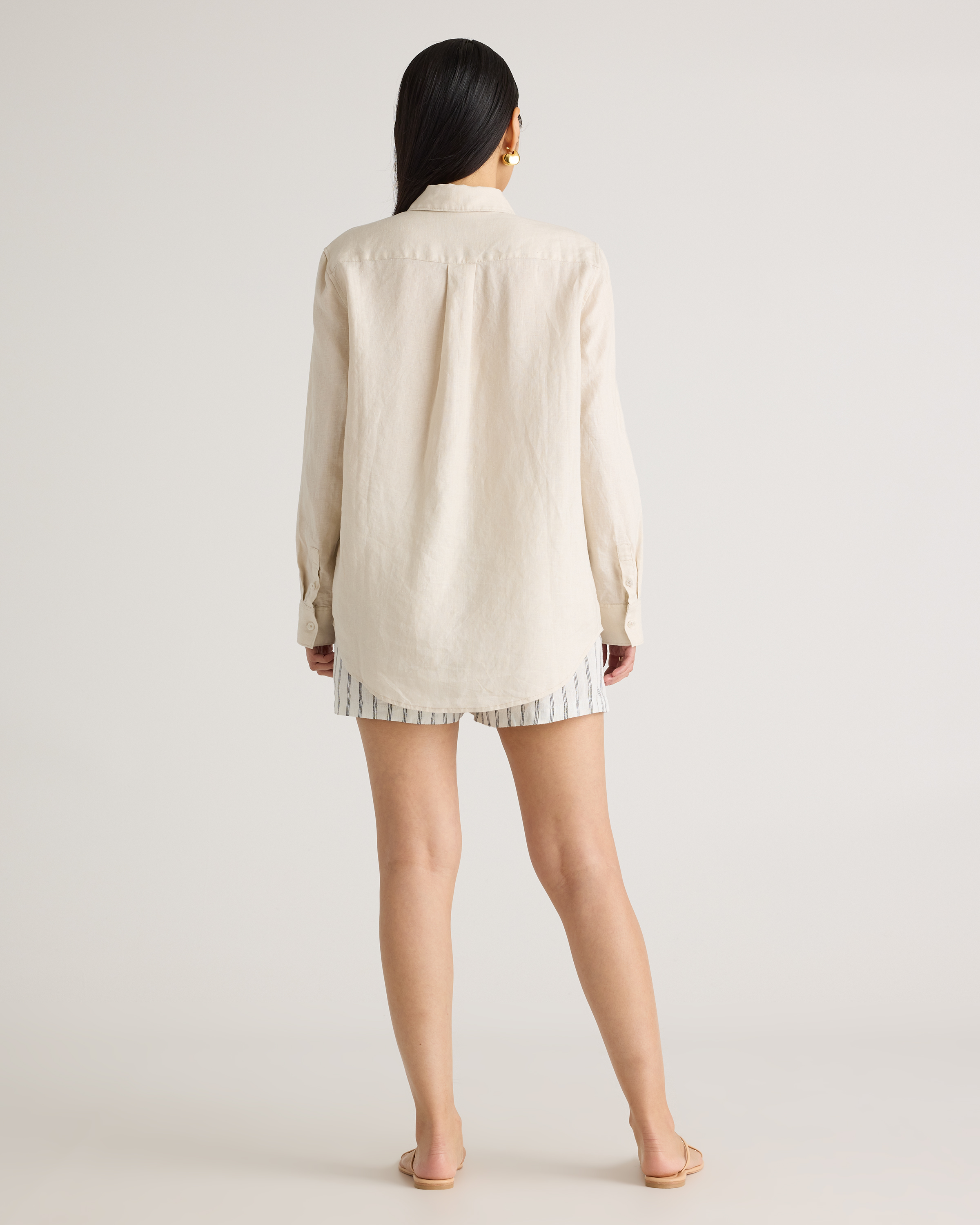 100% European Linen Long Sleeve Shirt