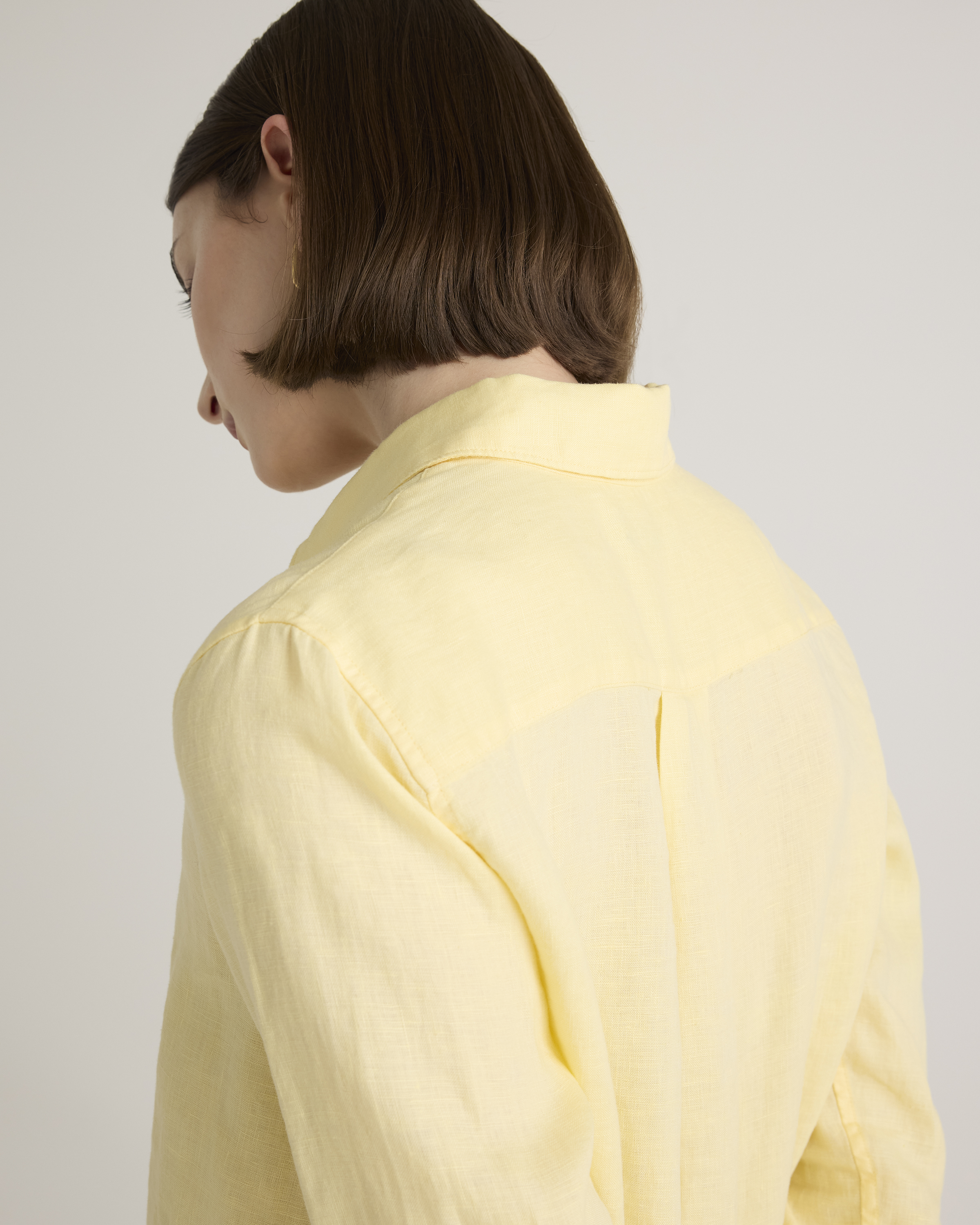100% European Linen Long Sleeve Shirt