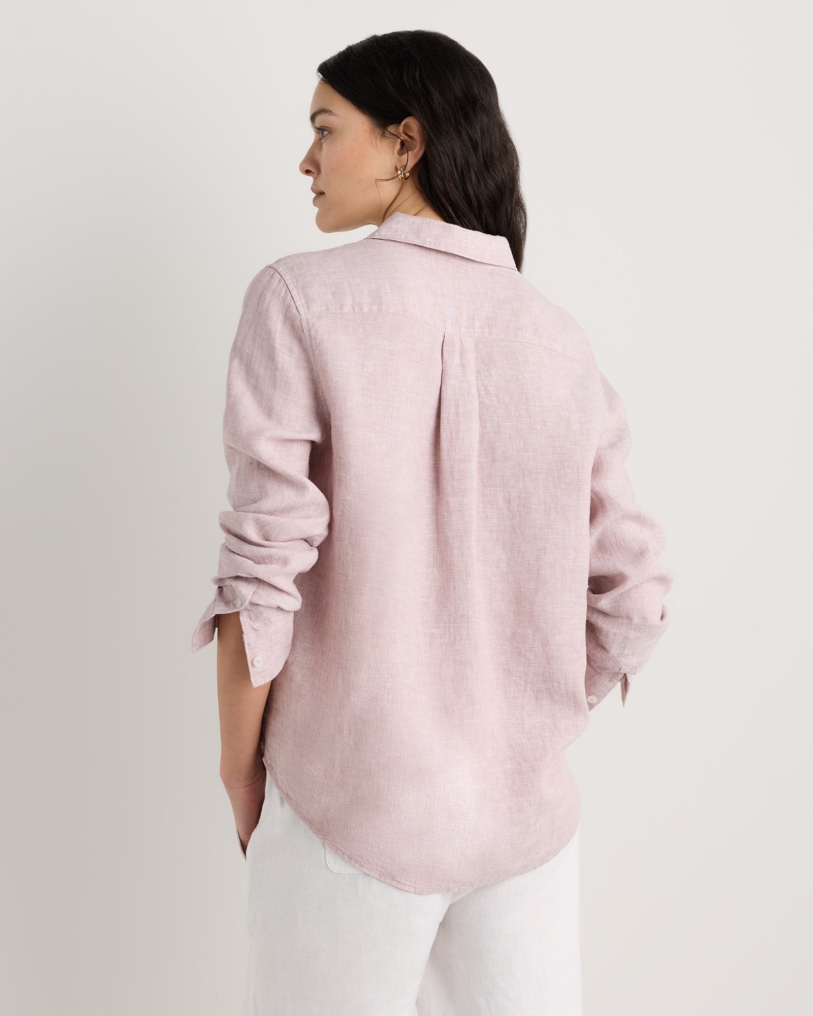 100% European Linen Long Sleeve Shirt