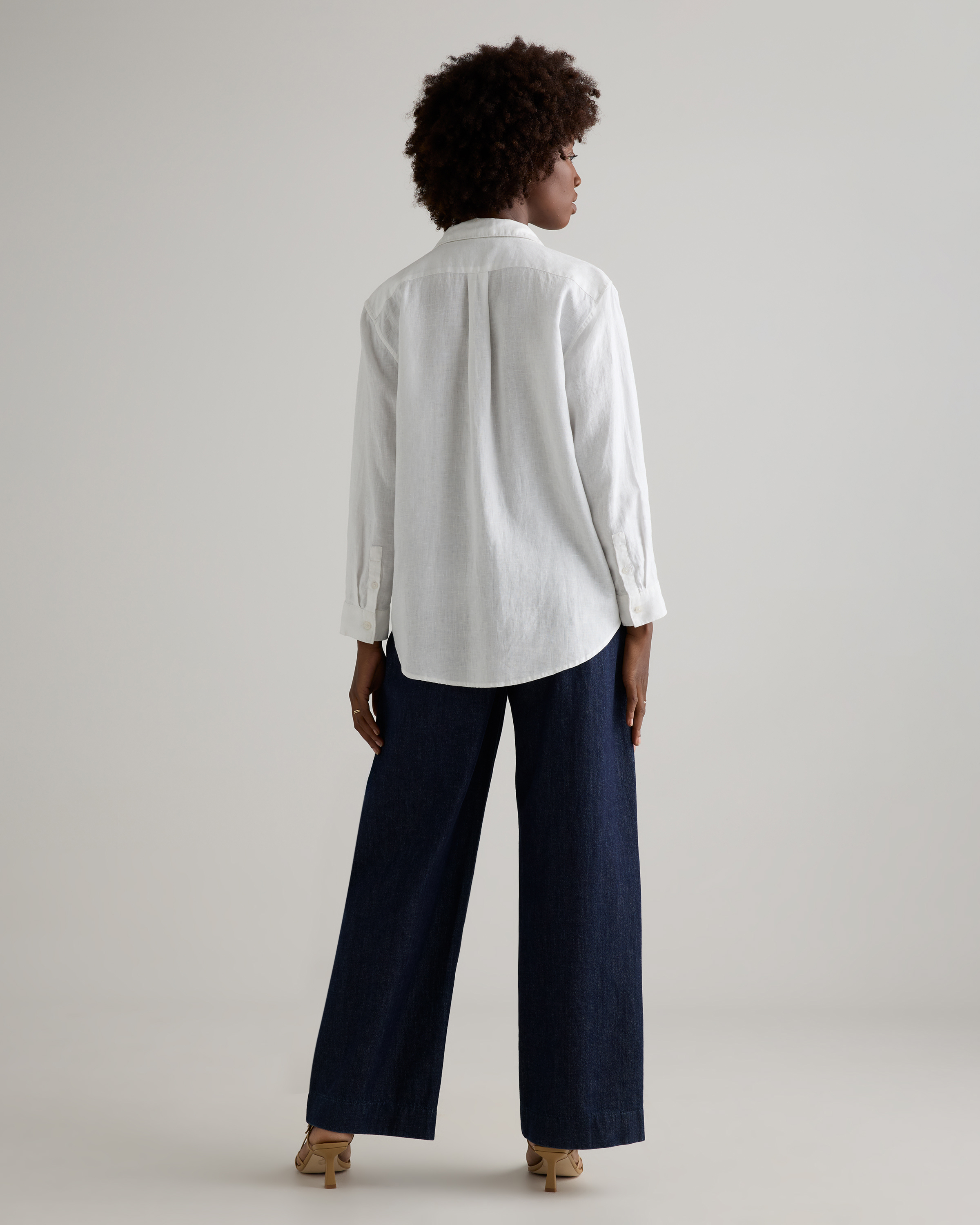 100% European Linen Long Sleeve Shirt