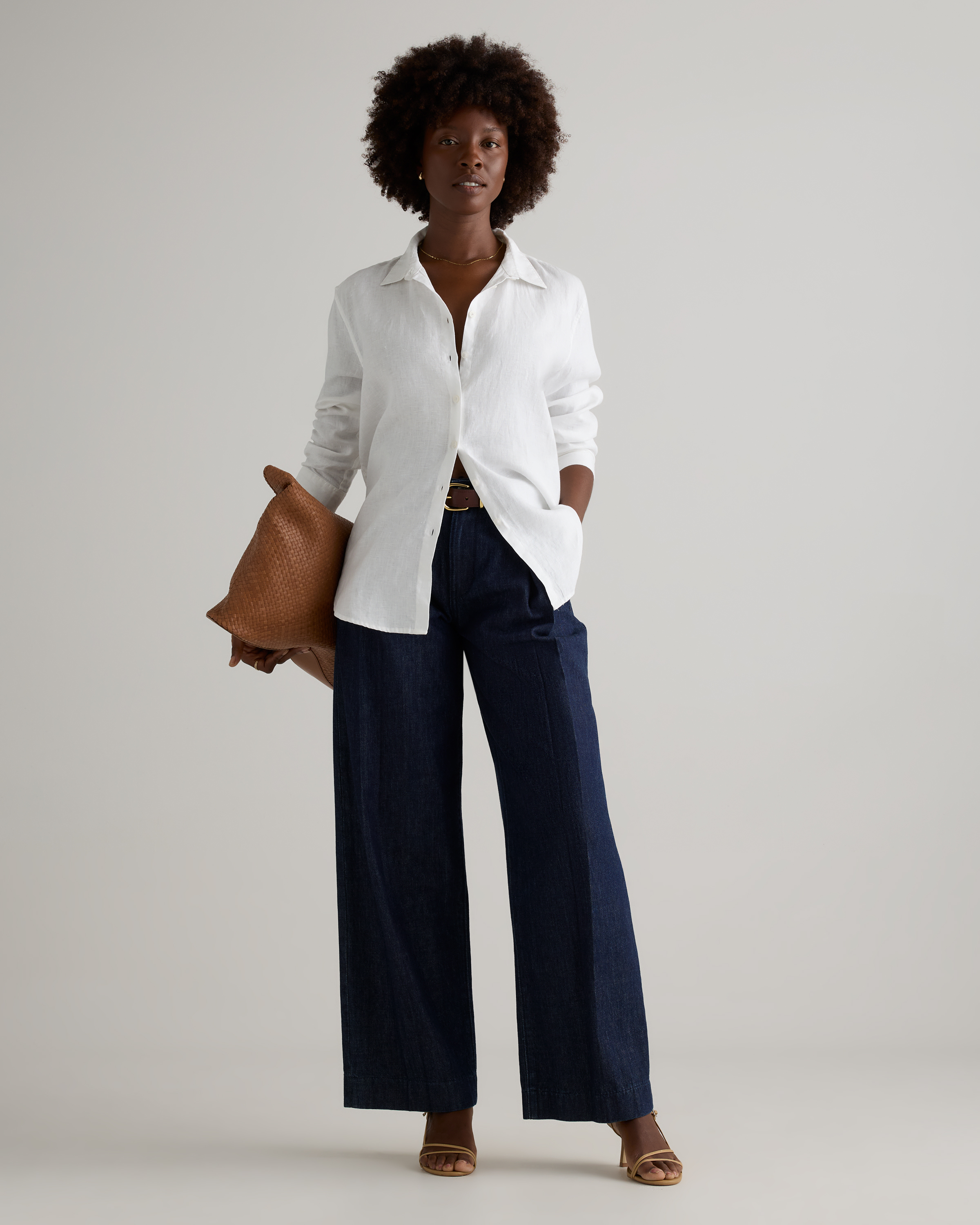 100% European Linen Long Sleeve Shirt