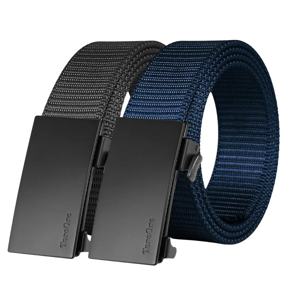 Perfect fit - Men's Ratchet Web Strap Micro-Adjust 1.25