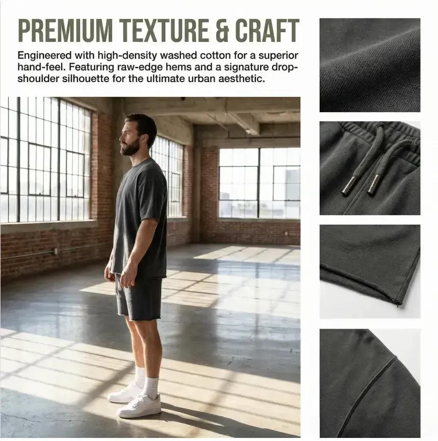 🔥8 SETS ONLY $24! MEN'S CASUAL 2-PIECE SHORT SET