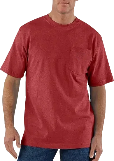 🔥Last Day 89% OFF🔥 Men’s Heavyweight Work Tee – Pocket Shirt (Loose Fit, Built to Last)
