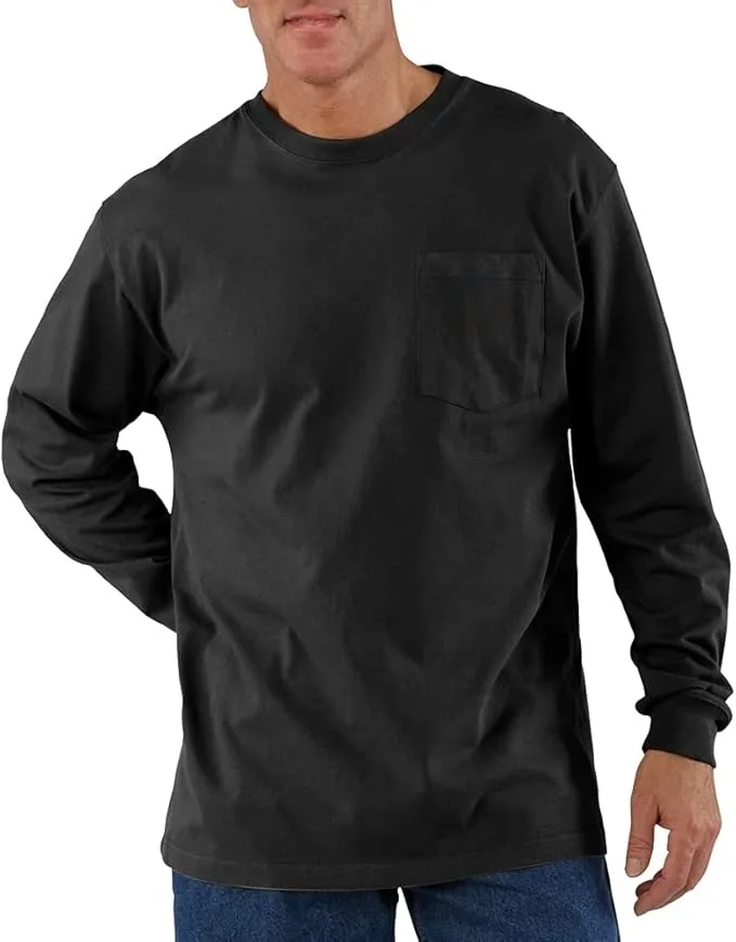 🔥Last Day 89% OFF🔥 Men’s Heavyweight Work Tee – Pocket Shirt (Loose Fit, Built to Last)