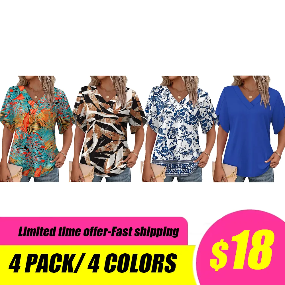 Women's V-neck cropped top