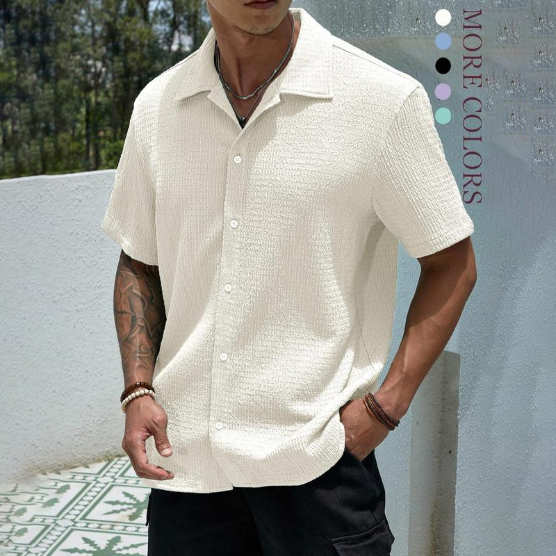 👉 Extra Savings on 2+ Packs🔥Men's Textured Knit Shirt