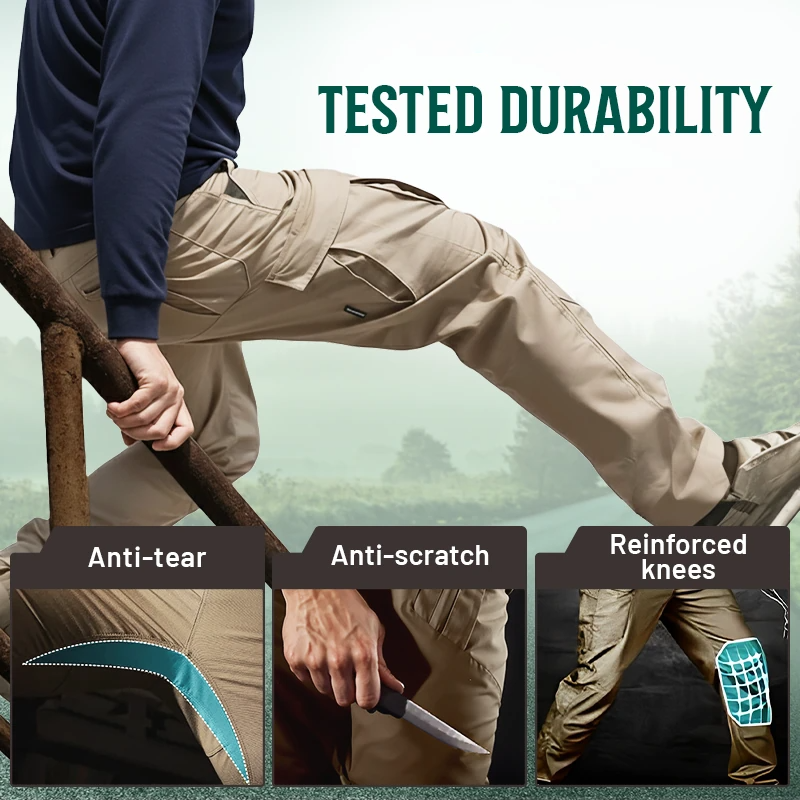Tactical Waterproof Pants – Waterproof, Durable, Pockets, Breathable, Stain-resistant