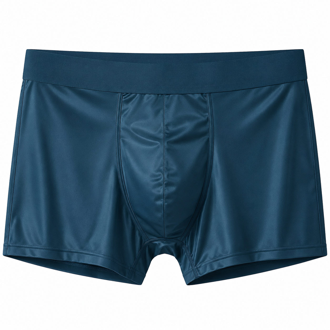 🔥Men's Ice Silk Fabric Underwear Set, 10 Pcs Solid Color Boxer Shorts, Breathable Comfortable Fit Boxers, Ideal for Summer Wear🎉