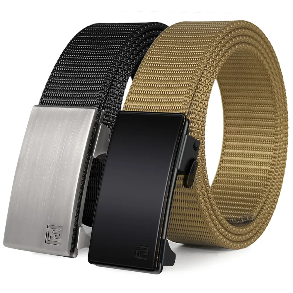 Perfect fit - Men's Ratchet Web Strap Micro-Adjust 1.25