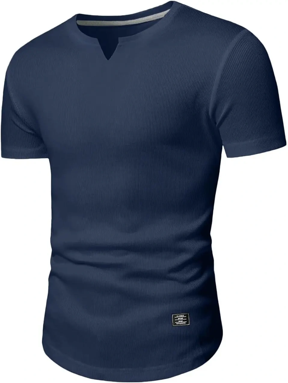 👉 Buy 2+ Packs & Save More🔥Men's 12-Pack Cotton Longline Henley V-Neck T-Shirts