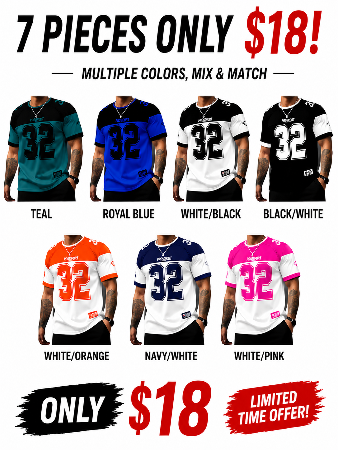 Men's Casual Round Neck Short Sleeve T-Shirt, Star & Number Print Stylish Football Jersey, Fitted All Seasons Sports Shirt, Sports Top, Workout Tops, Fitness Workout Shirt
