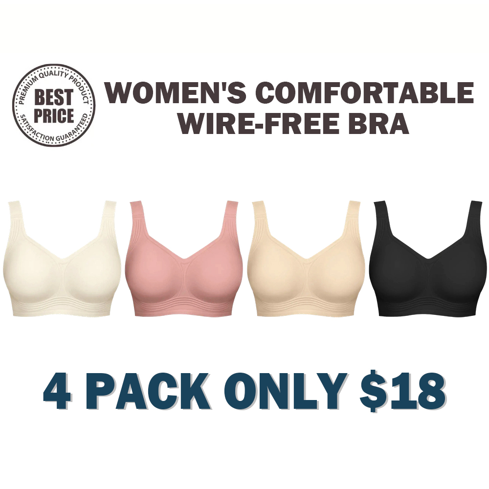 Women'S Comfortable Wire-Free Bra