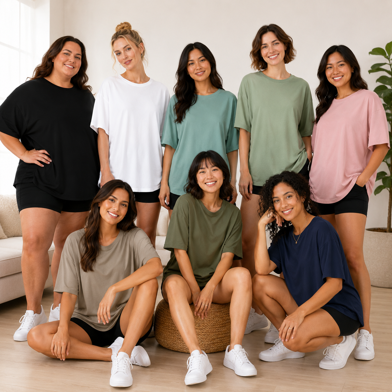 Sage Green oversized tee