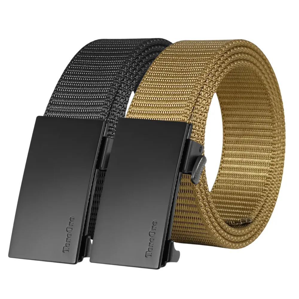 Perfect fit - Men's Ratchet Web Strap Micro-Adjust 1.25