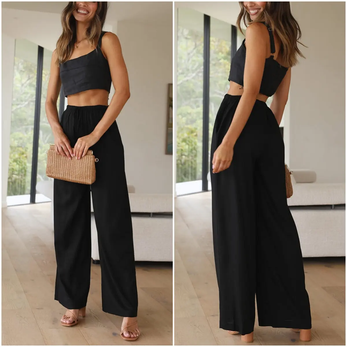 🔥Last Day 89% OFF🔥Women’s Cotton Linen Wide Leg Pants