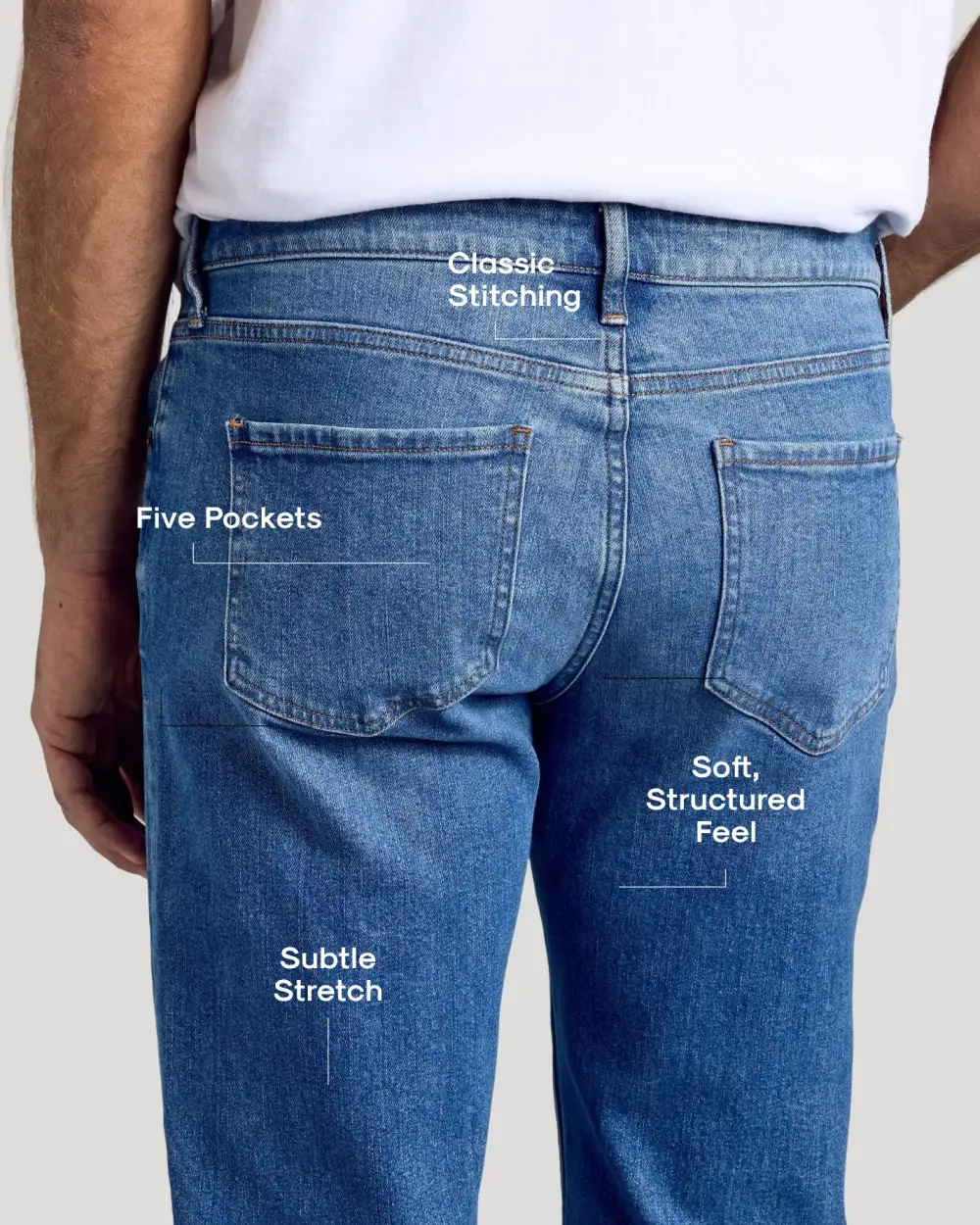 Straight Low-Stretch Jeans