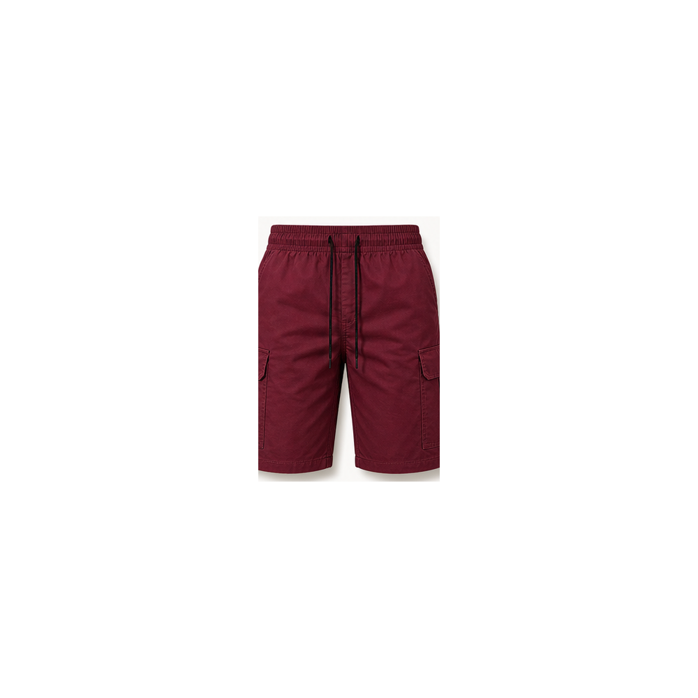 Burgundy cargo shorts