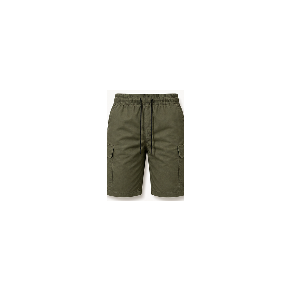 Olive cargo shorts
