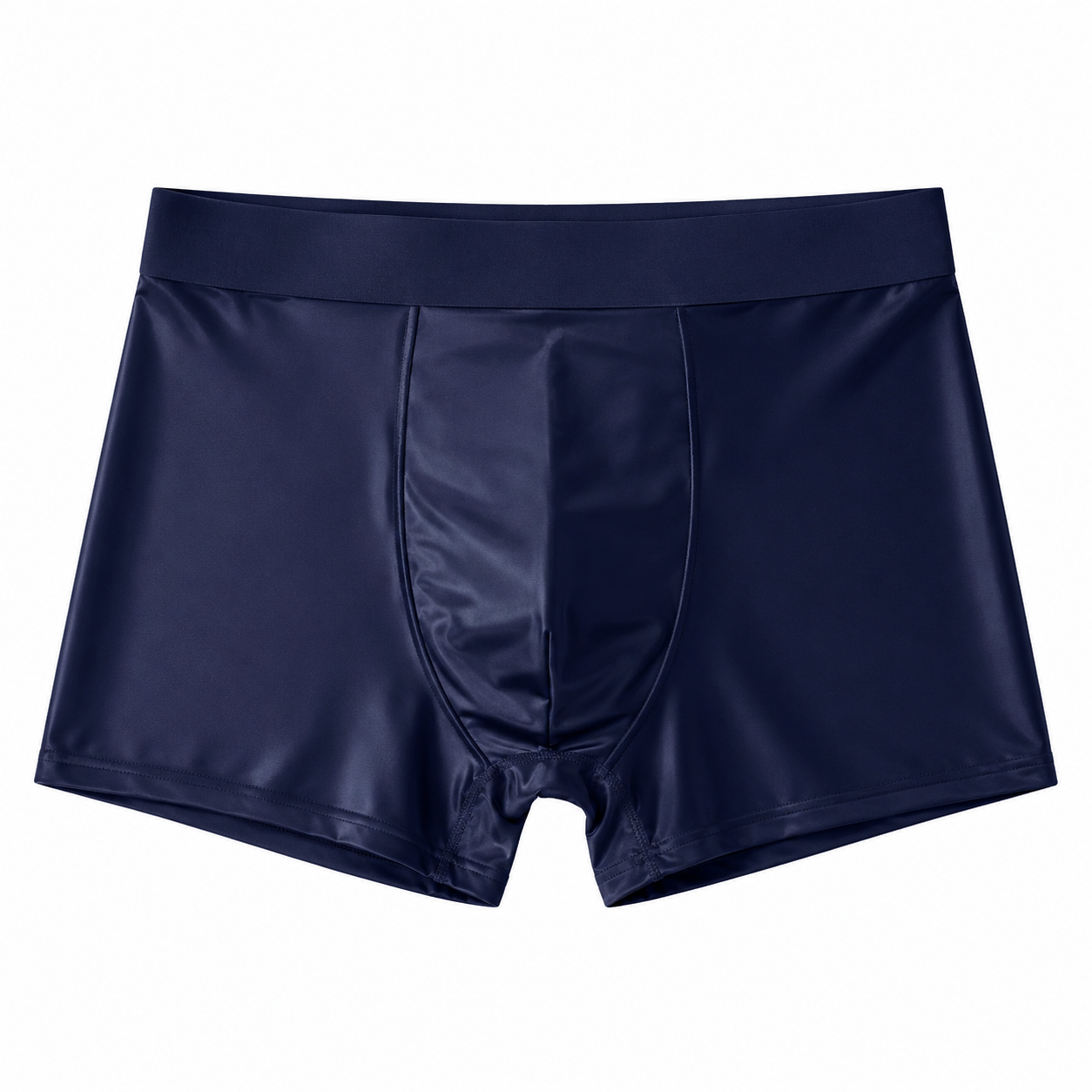 🔥Men's Ice Silk Fabric Underwear Set, 10 Pcs Solid Color Boxer Shorts, Breathable Comfortable Fit Boxers, Ideal for Summer Wear🎉