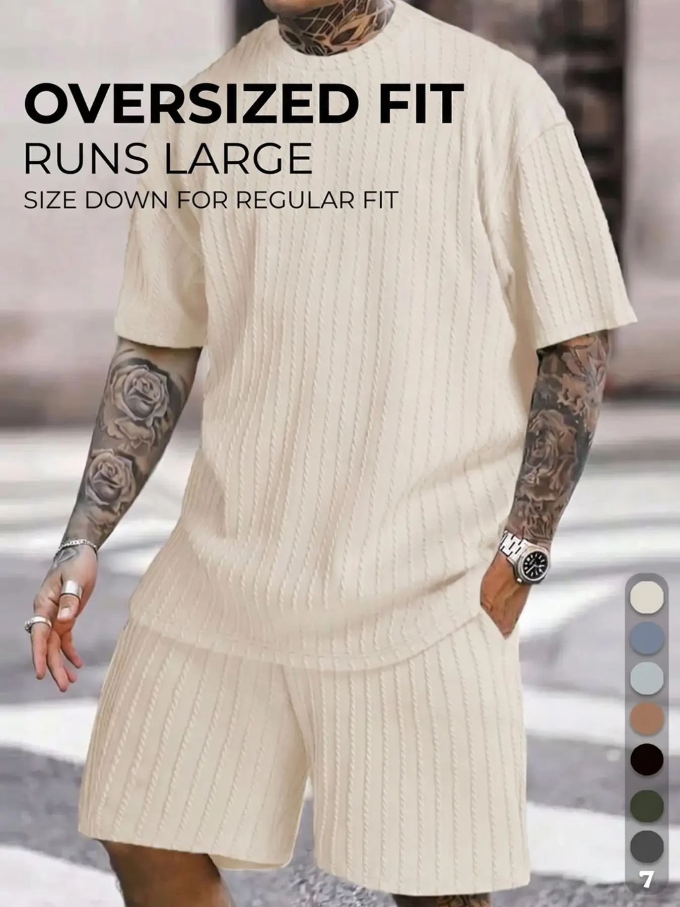 ⚡FINAL SALE⚡Men's Summer Casual Set - Breathable Tee & Drawstring Shorts