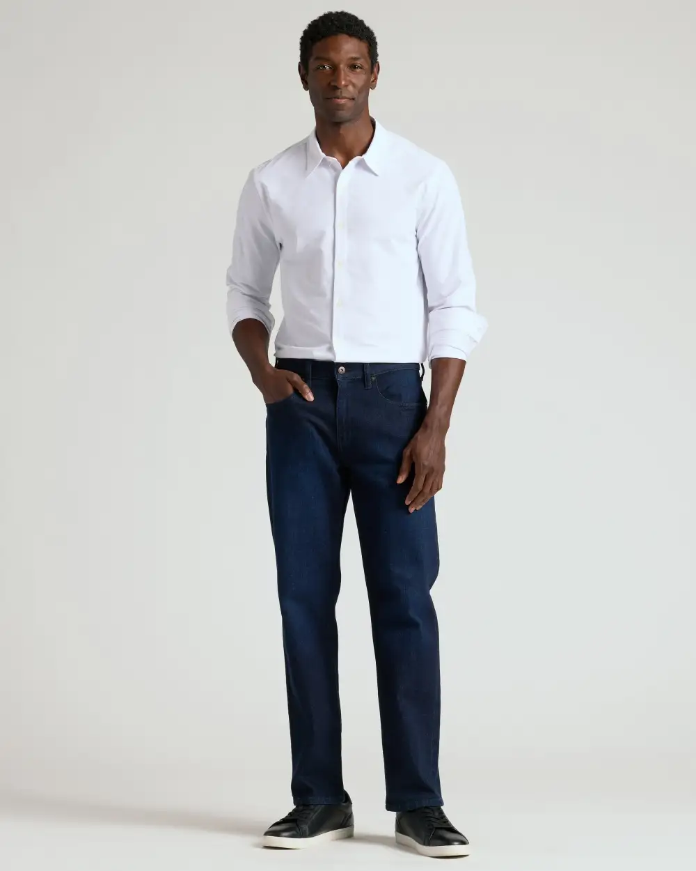 Stretch Oxford Long Sleeve Shirt