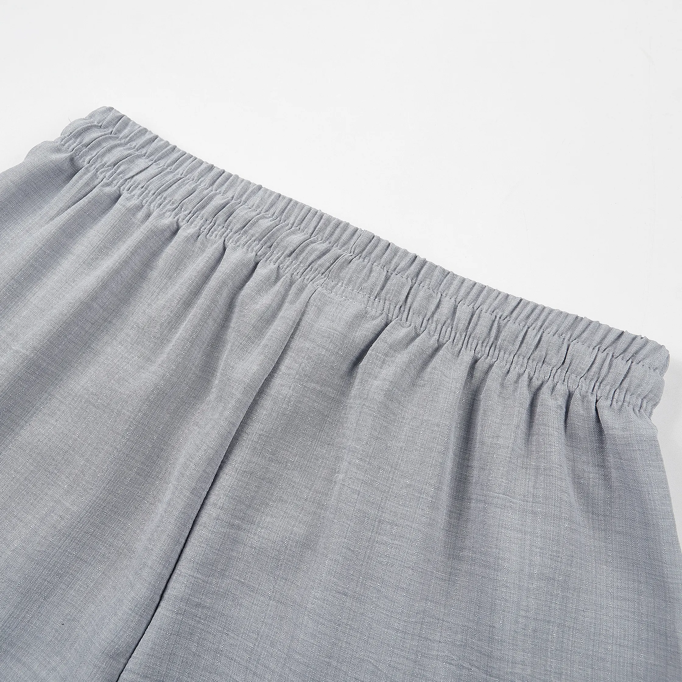 Comfortable Lyocell Linen Trousers，Men’s Casual Straight-Leg Pants, Summer 2026 New Arrival — Loose Fit, Breathable, Drapey Long Pants for Outdoor Walking, Camping, and Vacation; Cool, Soft