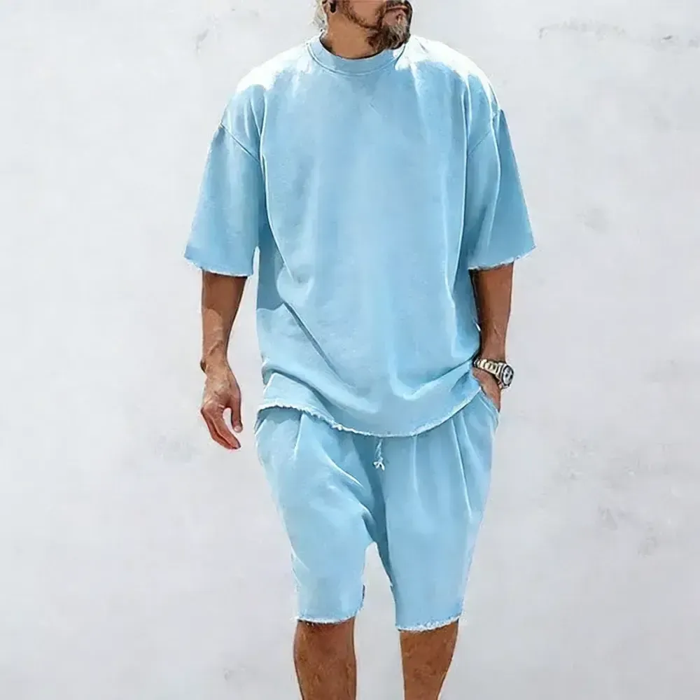 🔥8 SETS ONLY $24! MEN'S CASUAL 2-PIECE SHORT SET